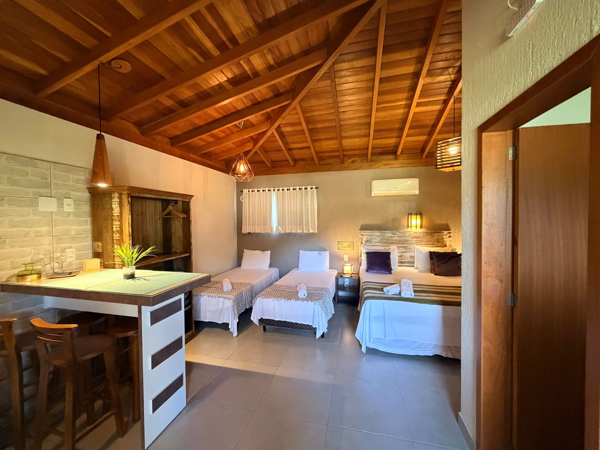 Cabana com banheira no Rosa 